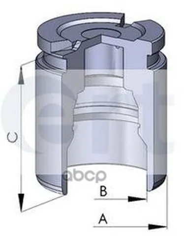 Поршень Тормозного Суппорта D41 H51.1 Audi: A4/Opel/Renault/Vw 98- R Ert арт. 150555-C