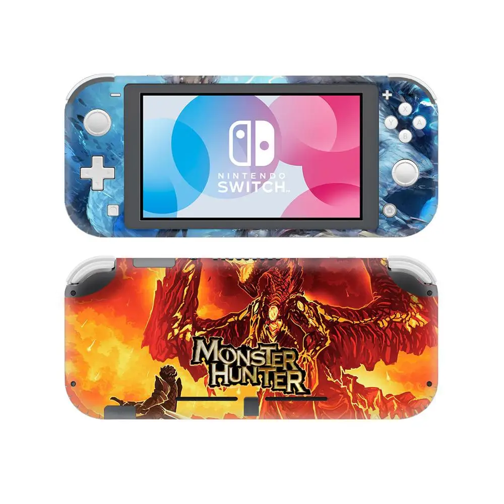 Monster Hunter наклейка на кожу для nintendo Switch Lite консоль и контроллер переключатель Lite Мини-Протектор виниловая наклейка на кожу - Цвет: YSNSL0195