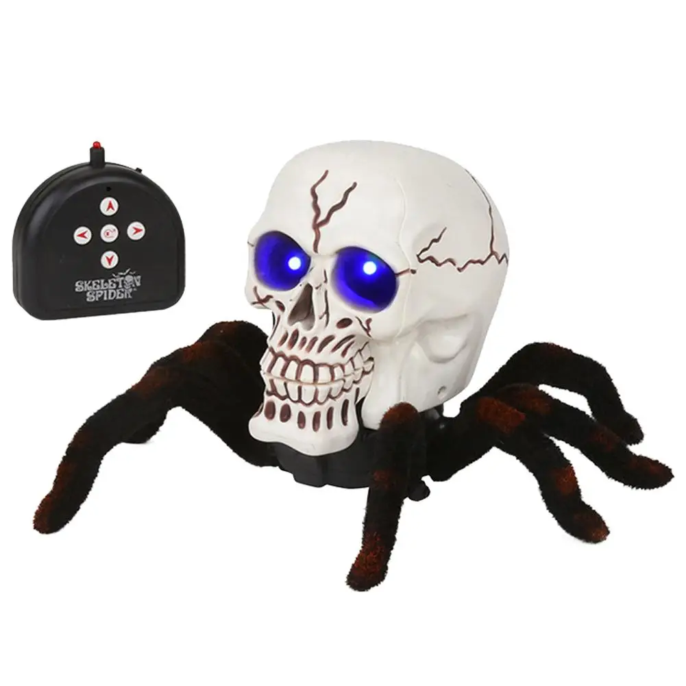 Супер большой плюшевый паук из проволоки и плюша черный и разноцветный стиль для вечерние украшения или Хэллоуина