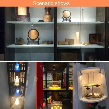 

LED Spotlights Mini led ceiling Down lights 1W AC 85-265v Surface Mounted Light bulbs for cabinet counter showcase hot sale