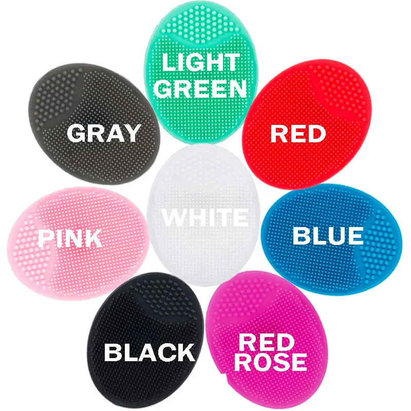 

Beauty Silicone Washing Pad Facial Exfoliating Blackhead Face Cleansing Brush Tool Soft Deep Cleaning Brushes Scrub Face Brushes