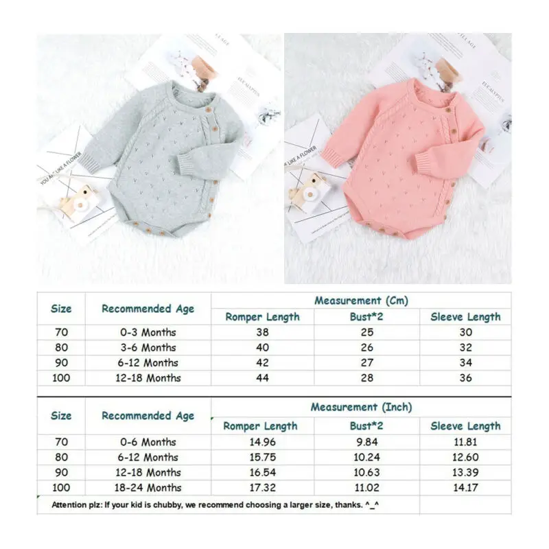 Комплект осенне-зимней одежды для новорожденных девочек и мальчиков; Вязаный комбинезон; комбинезон