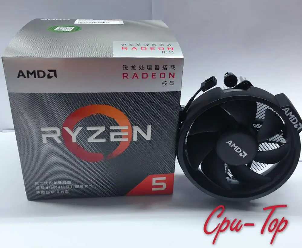NEW AMD Ryzen 5 3400G R5 3400G 3.7 GHz Quad Core Eight Thread 65W CPU Processor YD3400C5M4MFH Socket AM4 With Original Fan|CPUs| - AliExpress