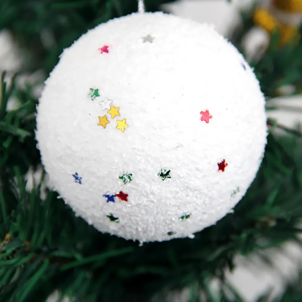 Рождественская елка украшение шар пузырь звезда Рождественский шар кулон 6 шт детский подарок орнамент с рождественской елкой вечерние украшения