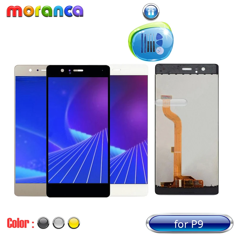 

5.2" LCD for HUAWEI P9 Display Touch Screen Digitizer with Frame for HUAWEI P9 LCD Display EVA-L09 EVA-L19 Replacement Parts