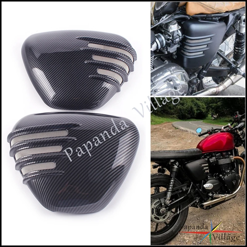 

for Bonneville Street Twin 900 Street Cup 900 2016-2021 Left Right ABS Motorcycle Fairing Battery Cover Side Panel Protector