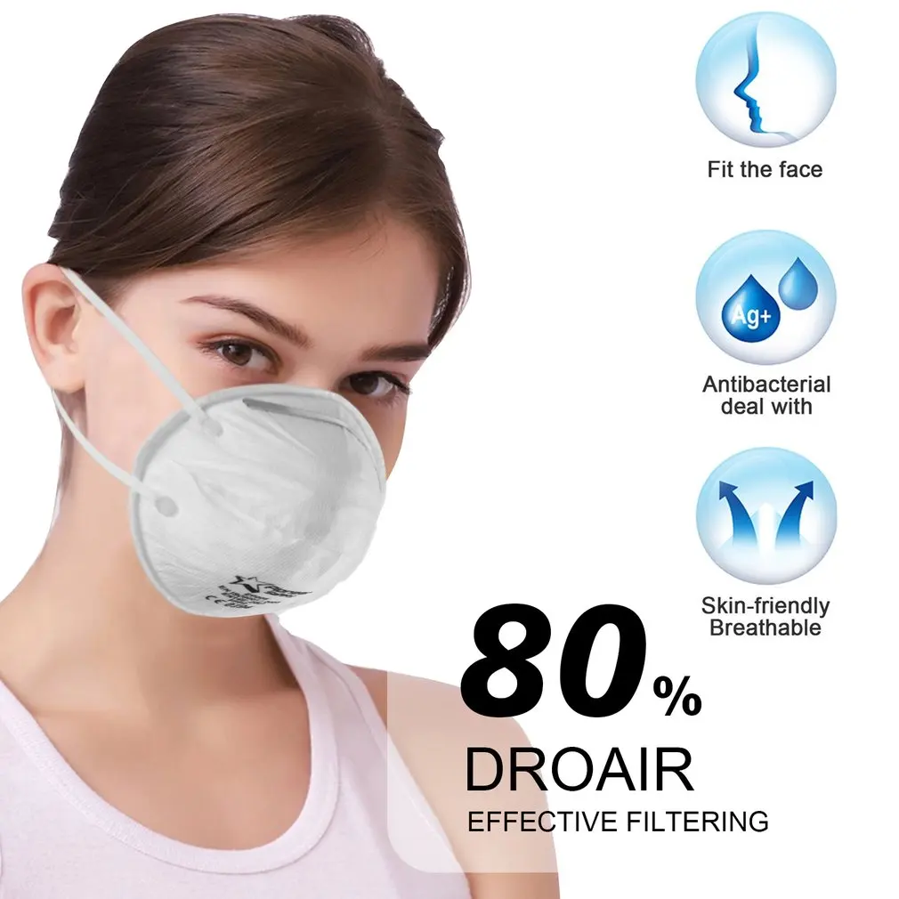 

Safety FFP2 Anti-Haze Mask / Anti-Fog And Dust-Proof Mask / Anti Smoke Mask Face Protective Masks for Man and Woman 1pcs