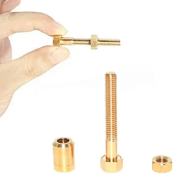 New Screw Nut Off Bolt Rotating Screw Close-Up-Magic Trick Unique Micro Psychic Magic Props Toys for Children Baby Kid Prank Set 1