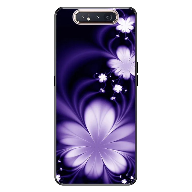 A016 Geruide 6,7 дюймов чехол для samsung A80 чехол, закаленное стекло чехол cubierta para Для samsung Galaxy A80 A 80 A805F A90 чехол - Цвет: A016