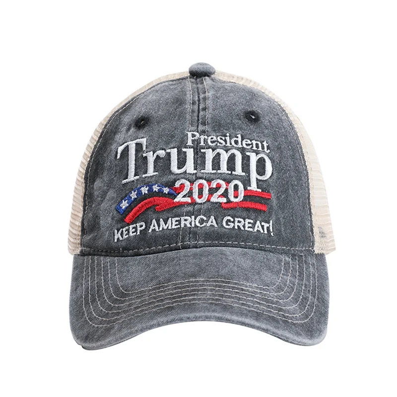 WZCX, Мужская бейсболка с вышивкой Make America Great Again, летняя кепка из джинсового материала, унисекс, Регулируемая Кепка, шапка для взрослых