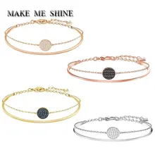 Высокое качество, Женский двухслойный браслет SWA два в одном, для теннисной ракетки, четыре цвета, дополнительный подарок, Женская цепочка на запястье