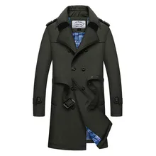 Тренч, куртка, повседневная, мужская, Бизнес Стиль, ветровки, сплошной цвет, мужской, приталенный, модная, осенняя верхняя одежда