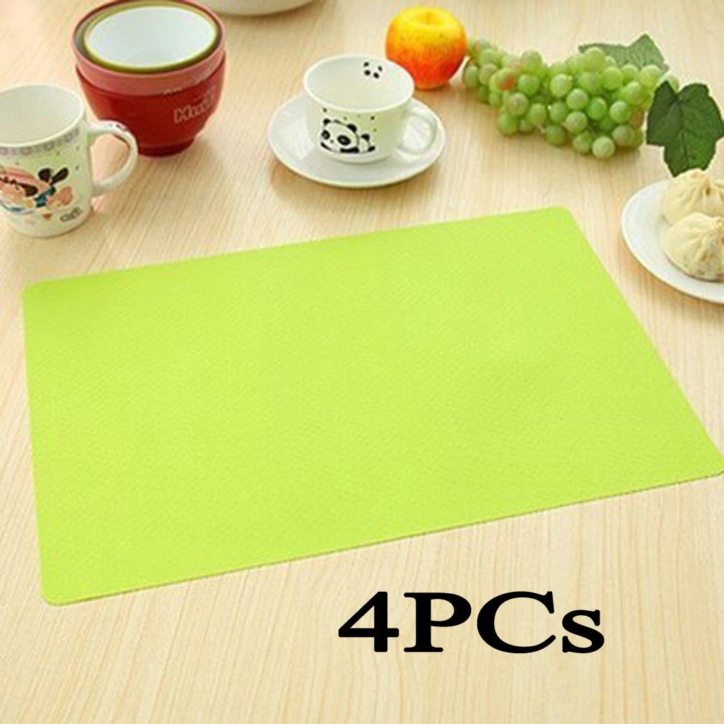 2//4pcs AMildew Proof Moisture-proof Hygroscopic And Washable Refrigerator Mats