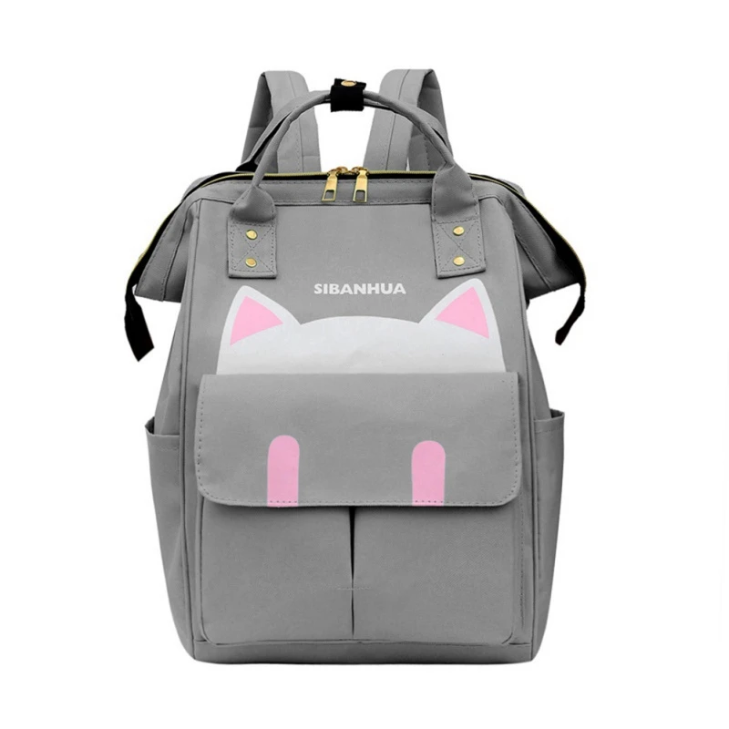Lequeen модная сумка для подгузников для мам, брендовая Большая вместительная Детская сумка, рюкзак для путешествий, дизайнерские сумки для ухода за ребенком - Цвет: H