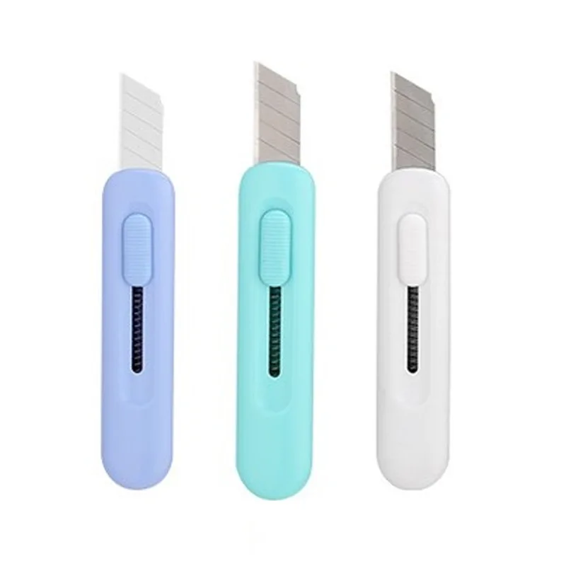 1 unids/set cuchilla para arte suministros cuchillo de papel de oficina y cuchillo arte Diy cúter Papelería, Material Escolar cortador de papel