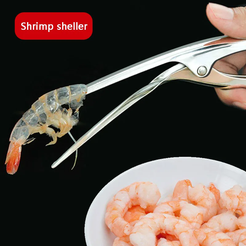 Stainless Steel Shrimp Peeling Device Set Of 2 
