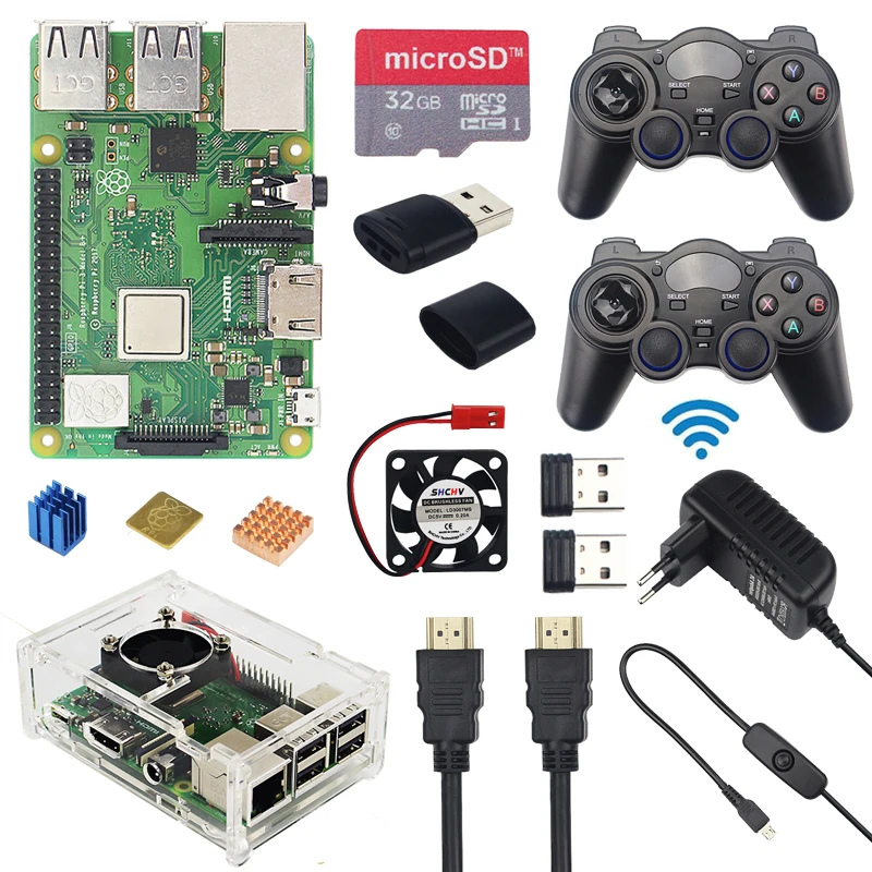 Raspberry Pi 3 Model B+ Game Kit + Wireless