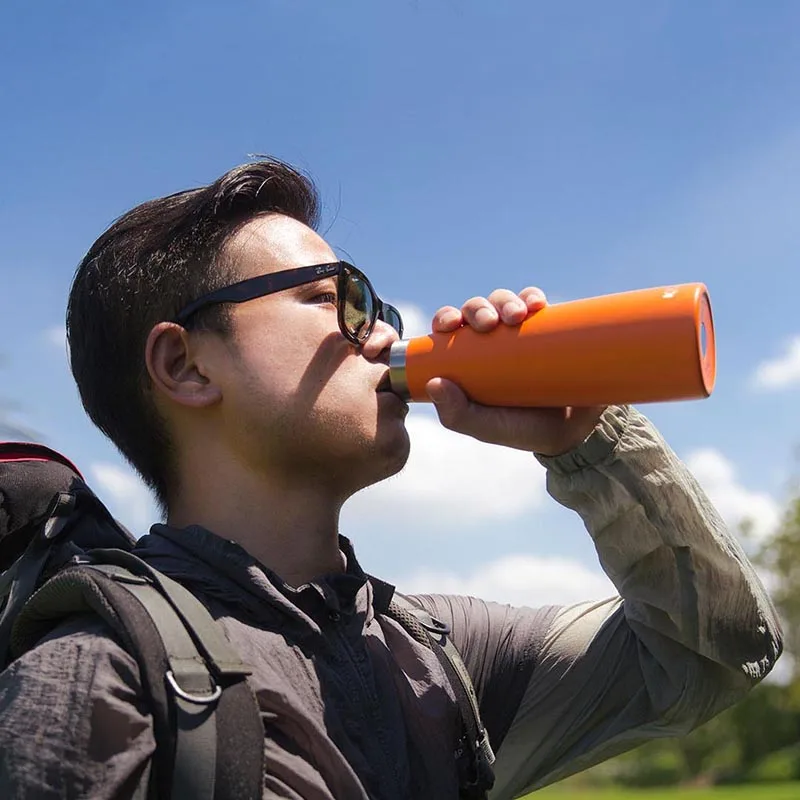 KKF Vacuum Bottle 24h Insulation Cup Thermoses Stainless Steel Thermos Flask 475ML Travel Mug Portable Sports Cold Cup|Аксессуры для