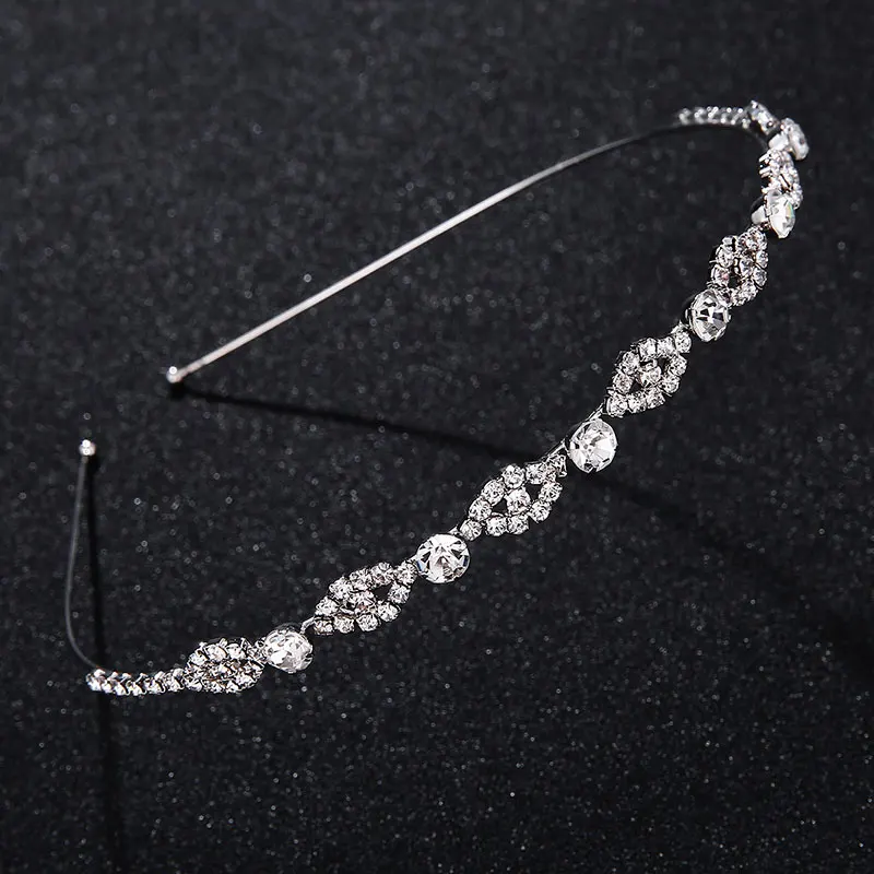 Efily Wedding Tiaras and Crowns Crystal Luxury Jewelry Rhinestone Headbands for Women Bridal Hair Accessories Hair Band Gift hair accessory jewelry accessories hair headdress bridal headwear hair band crown