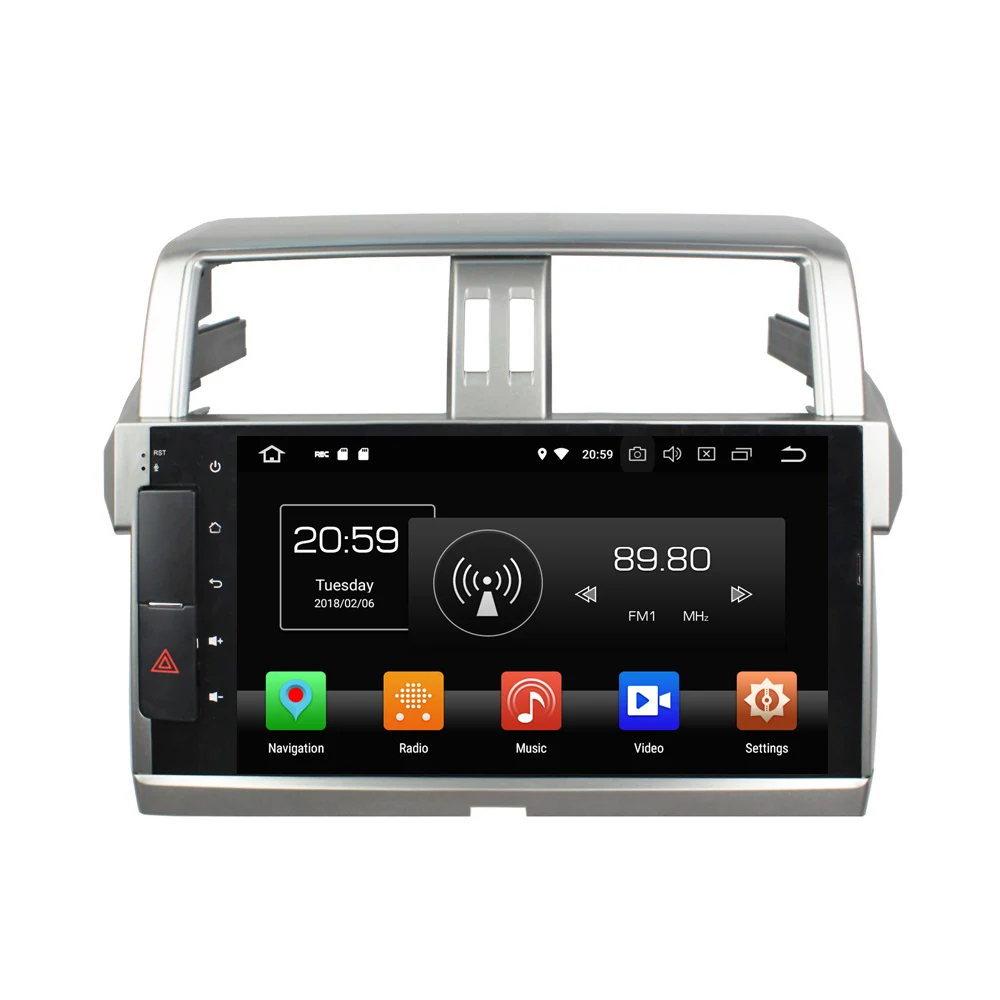 

10.1" Quad core Android 9.0 Car GPS radio Navigation for Toyota Prado 2014-2016 with 4G/Wifi, DVR OBD 1080P