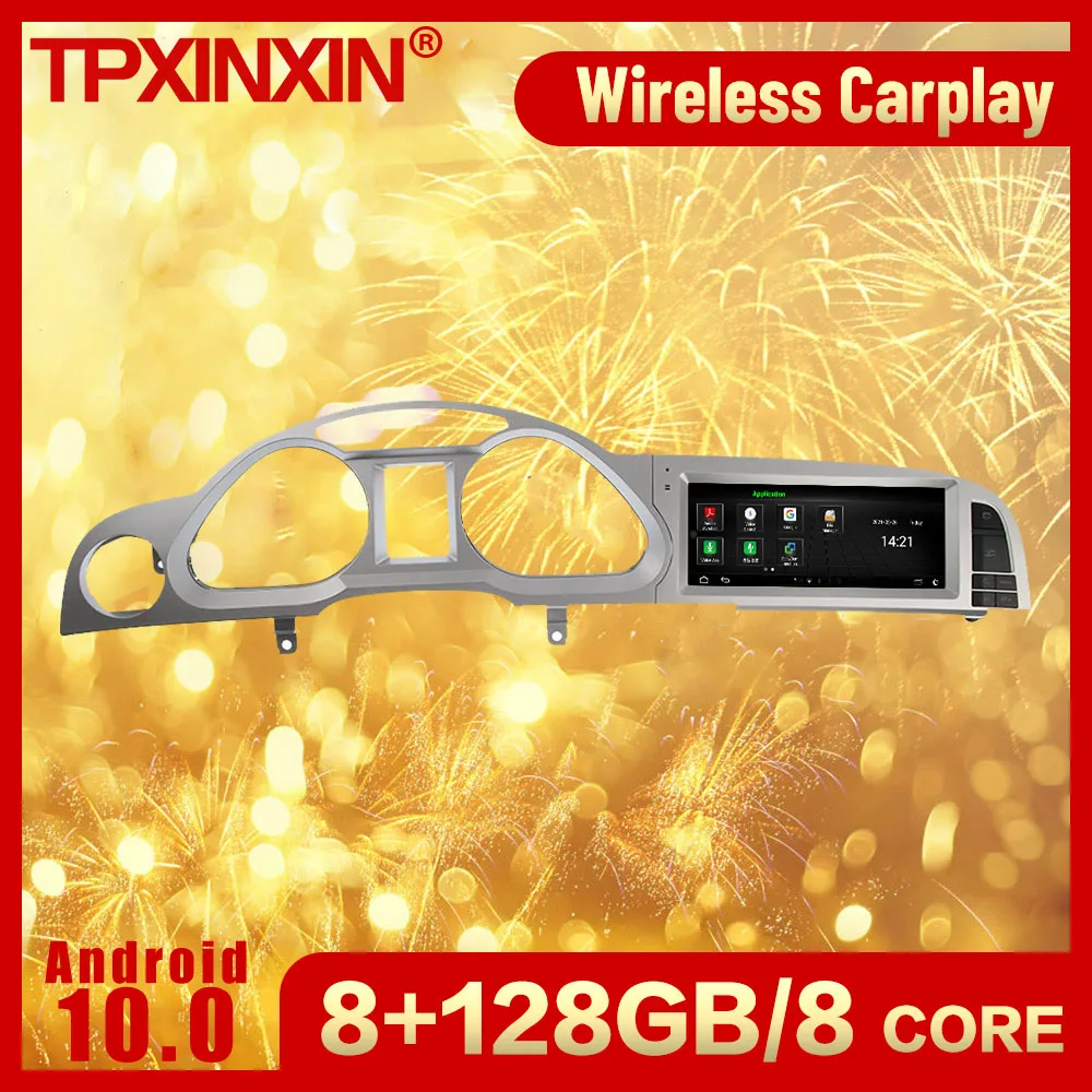 

Мультимедийный стереоприемник для Audi A6, 8 + 128 ГБ, 2 Din, Android экран, головное устройство с GPS Навигатором, радио, видео, аудио для Audi A6 2005, 2006, 2007, 2008, 2009