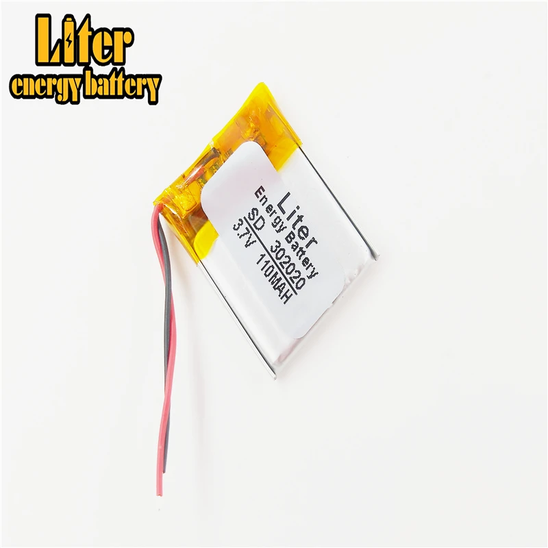 3 7 V 110mAh 302020 282020 PLIB полимерный литий ионный/литий ионный аккумулятор для динамиков
