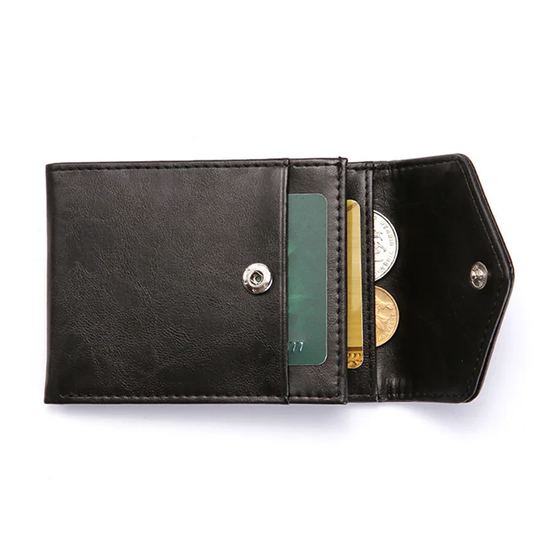 Модный RFID кошелек для женщин и мужчин, ультратонкий кожаный бумажник, тонкий кошелек, кошелек для монет, держатель для кредитных карт и карт, чехлы для карт