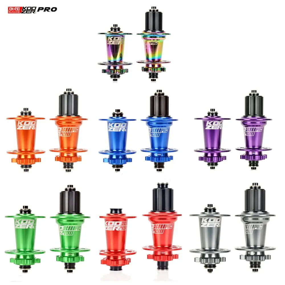 Велосипедный дисковый тормоз Koozer XM490 PRO Shimano 8-11Speed 4 подшипника втулка 32 отверстия 8
