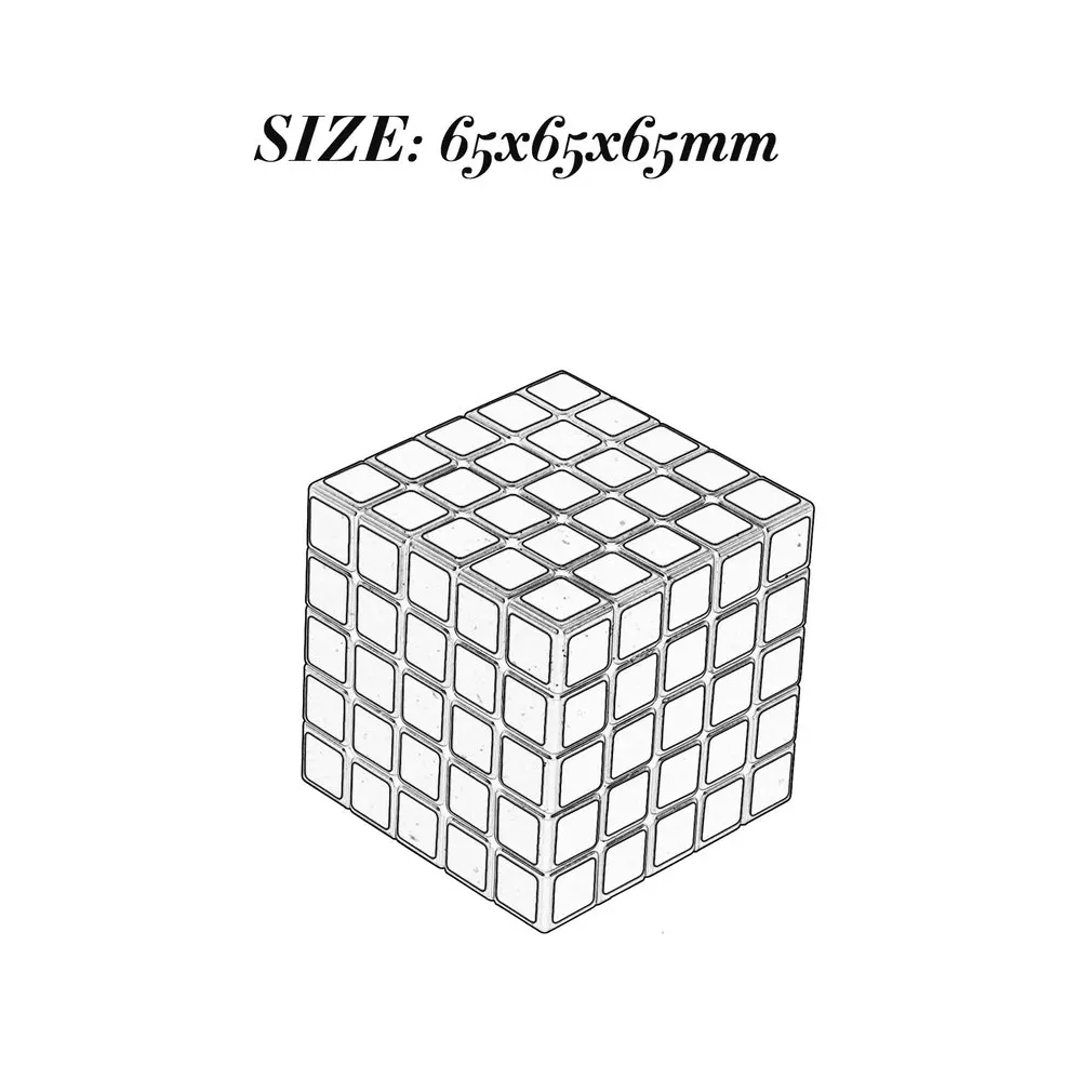 5x5x5 Магическая квадратная головоломка, без наклеек, профессиональная скоростная Магическая квадратная развивающая игрушка для детей