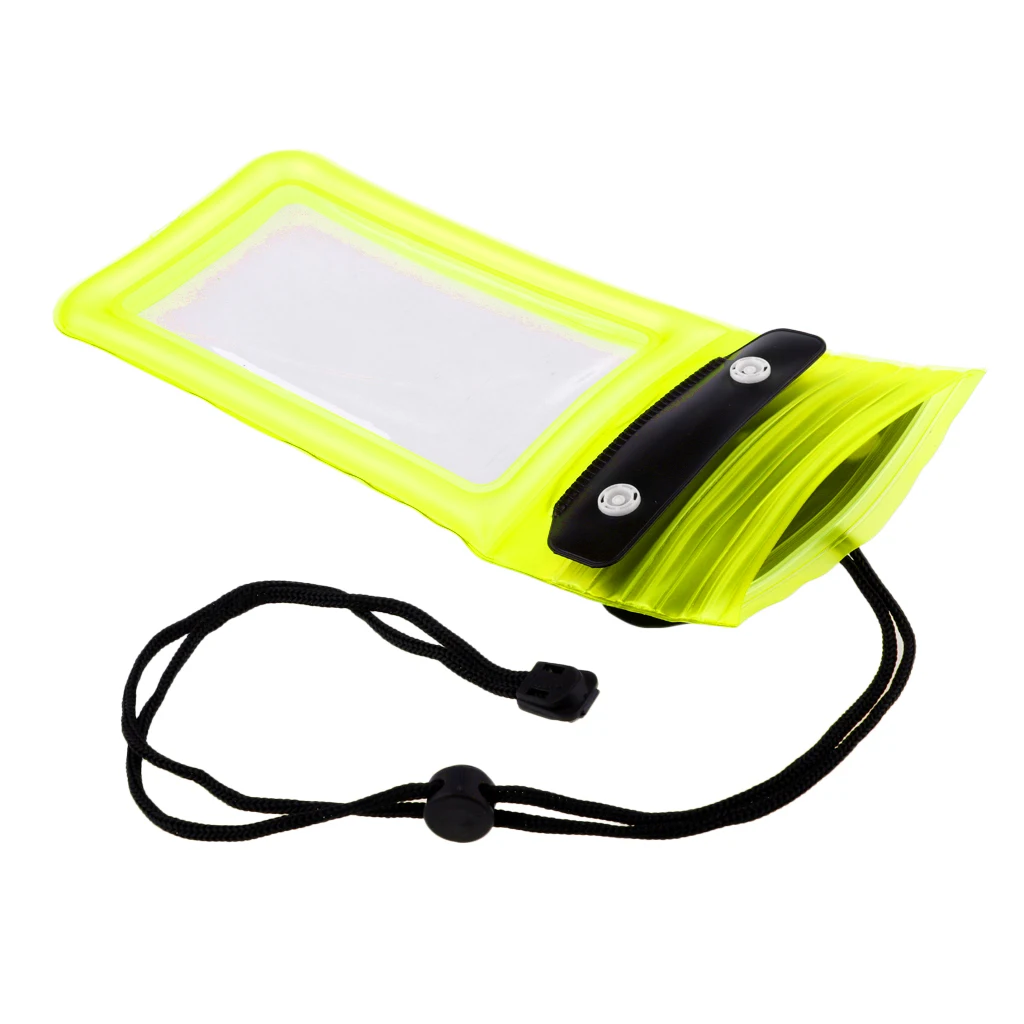 Double Locked Waterproof Phone Case Pouch Cover Holder Swimming Dive Dry Bag Fits Most Smart Phones up to 6.0