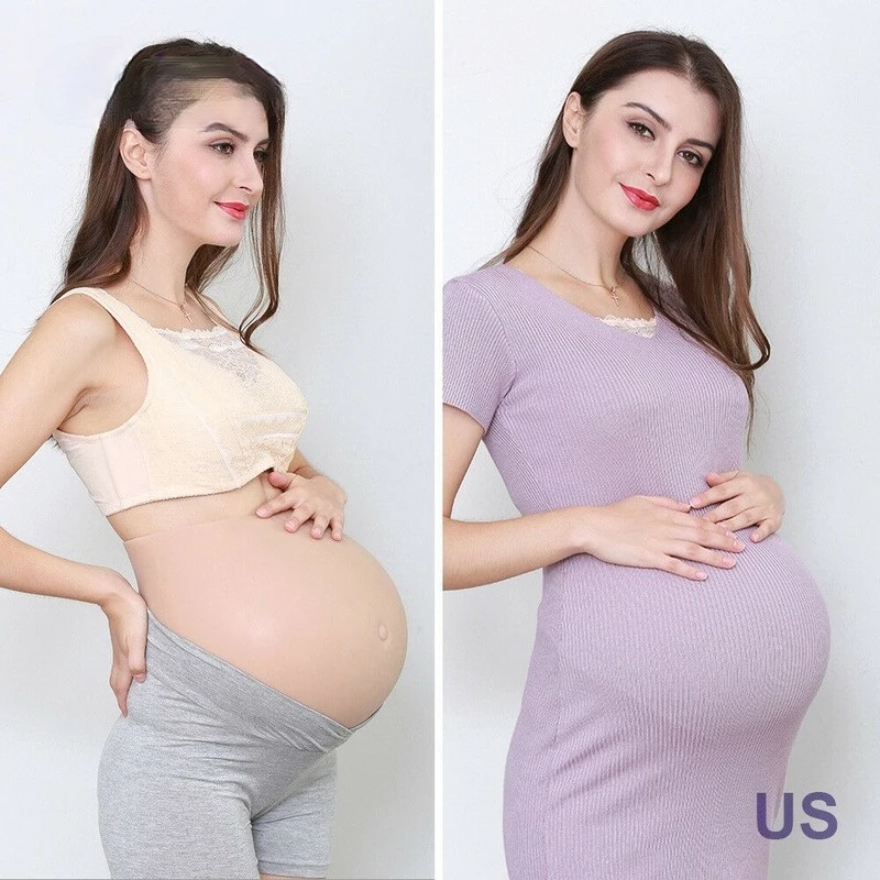 Silikon künstliche Schwangerschaft Bauch Baby Bauch gefälschte schwangere 