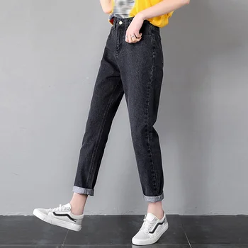 

Fashion Straight Women Jeans Pants Slim Casual Mom Boyfriends Jeans Pants Denim Vintage Loose Jeans Feminino Plus Size 2020