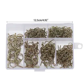 

220Pcs/set 4-12mm Hose Tubing Spring Clips Clamps Assortment Kit for Motorcycle 50PB