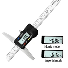 Штангенциркуль цифровой электронный Калибр 0-150 мм Микрометр автоматические измерительные инструменты с глубиномер lcd Цифровая шкала-линейка