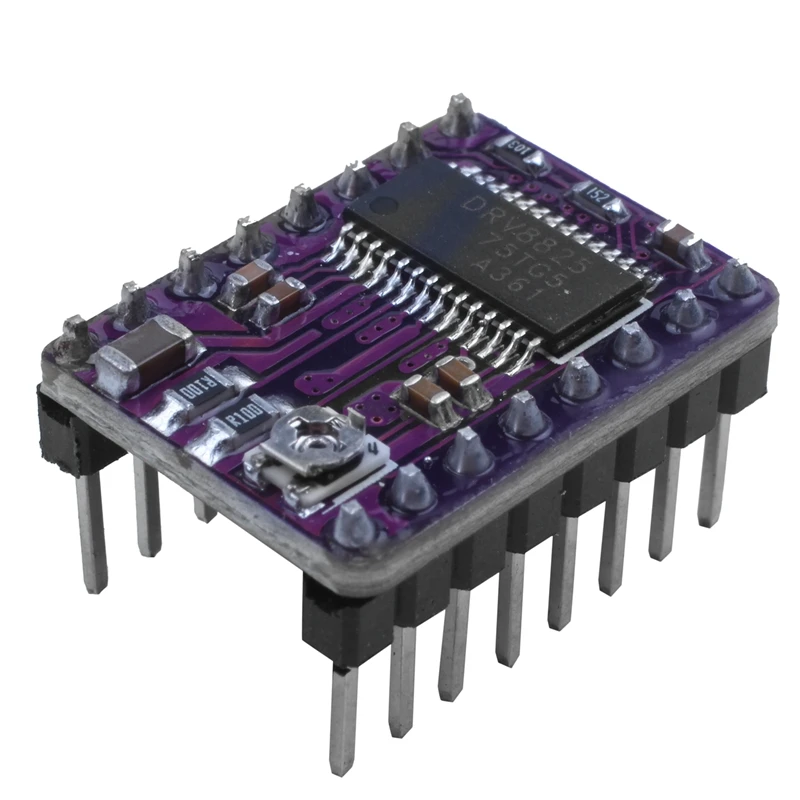 5x DRV8825 модуль драйвера шагового двигателя для 3d принтера Reprap RP A4988 фиолетовый