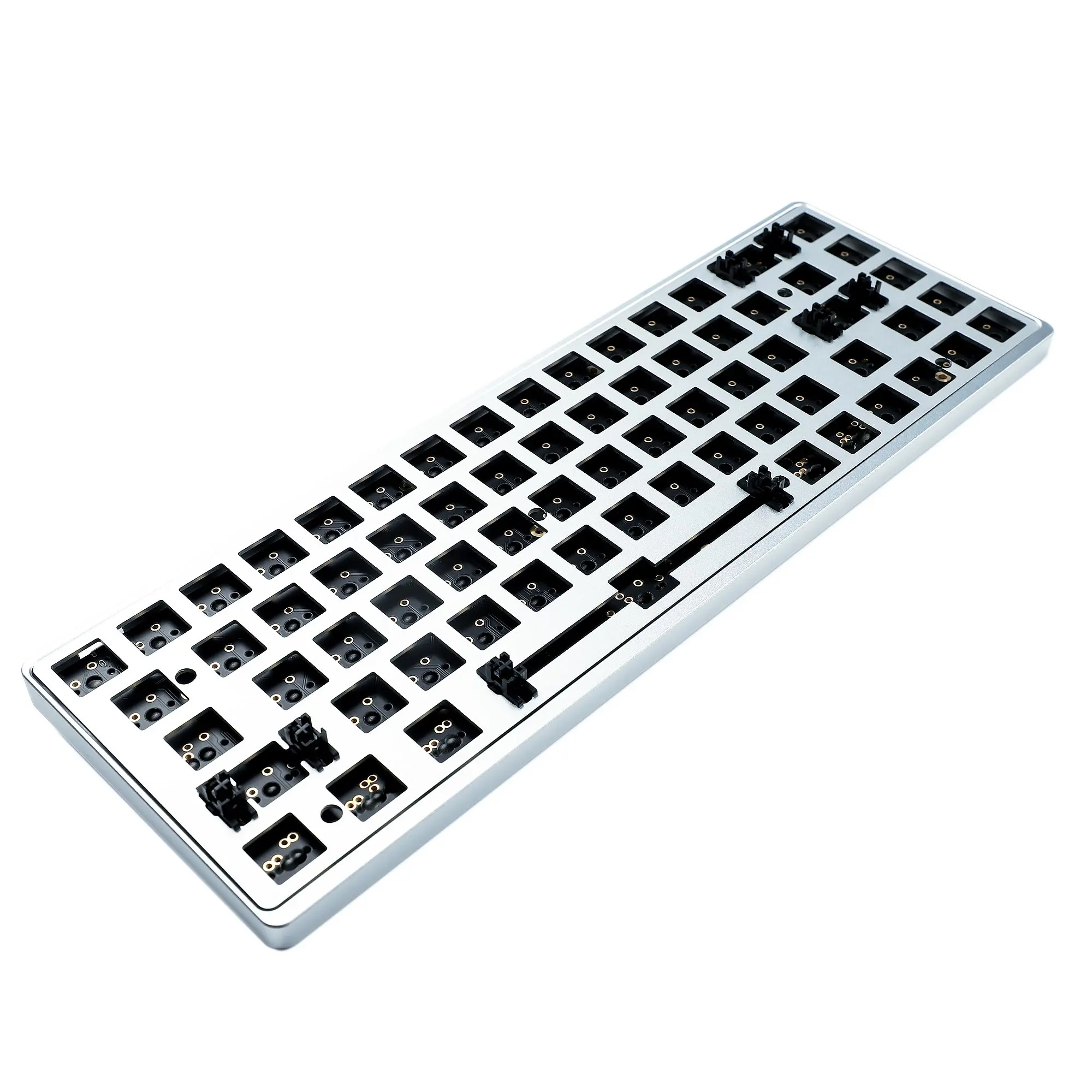 Totalmente Programável Underglow Pcb Placa de Alumínio Rgb para Zj68 Ymd68 Tofu 68 Tofu65 Zj68 Teclado Mecânico 65 68 - Imagem 4