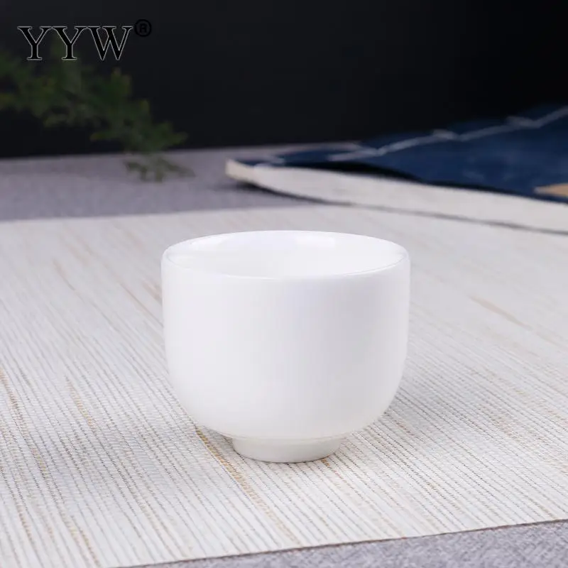 48x58mm 60ml Китайские фарфоровые чайные чаши подвески-талисманы в китайском стиле Китай кунг-фу чайные наборы чашка для воды чайные наборы Посуда для напитков аксессуары для дома украшения - Цвет: 48x58mm 60ml