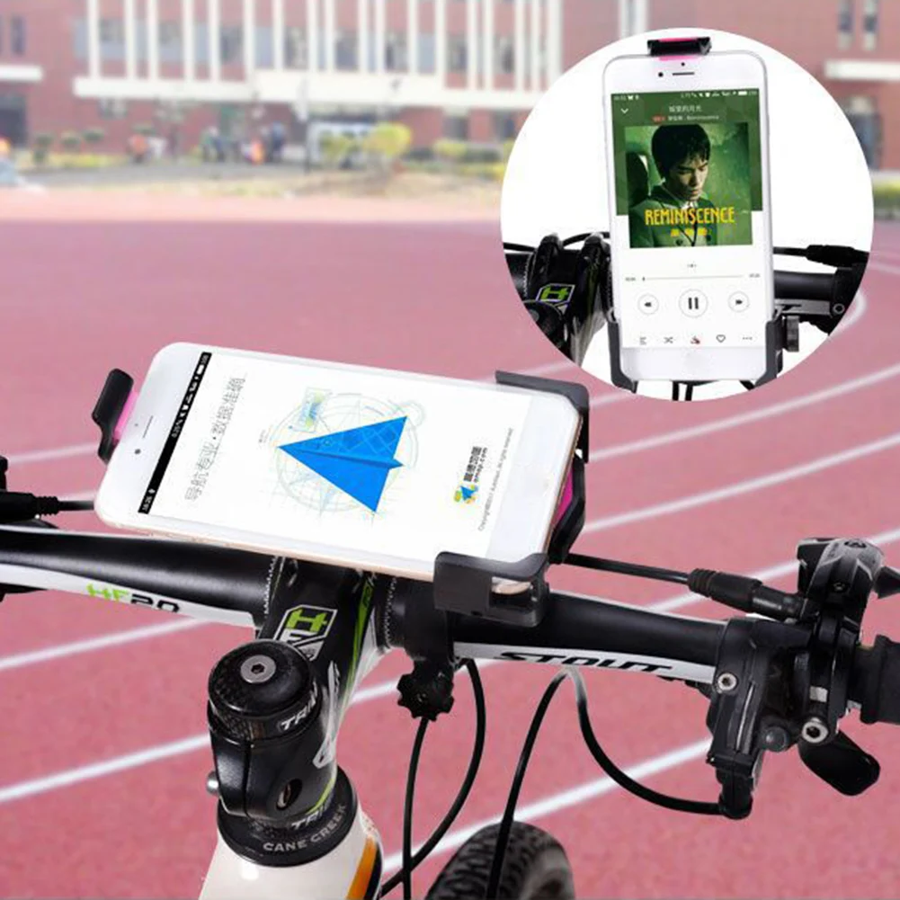 Держатель для мобильного телефона для велосипедов 360 ° Вращение стабильное 3-точечный держатель для iPhone Android gps Другое устройства анти-шок-держатель для телефона