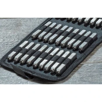 

Letter Number Punch 36pc A-Z 0-9 Steel Metal Stamp 3/16" 5MM Canvas Case For Easy Storage And Transportation