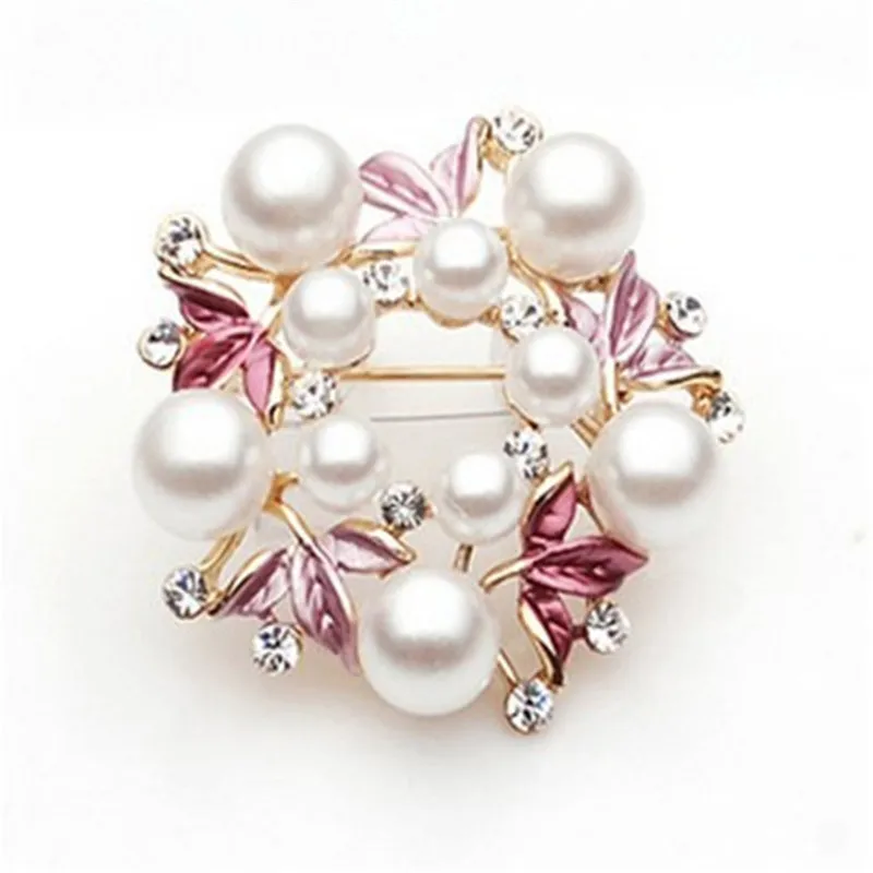 crystal brooch