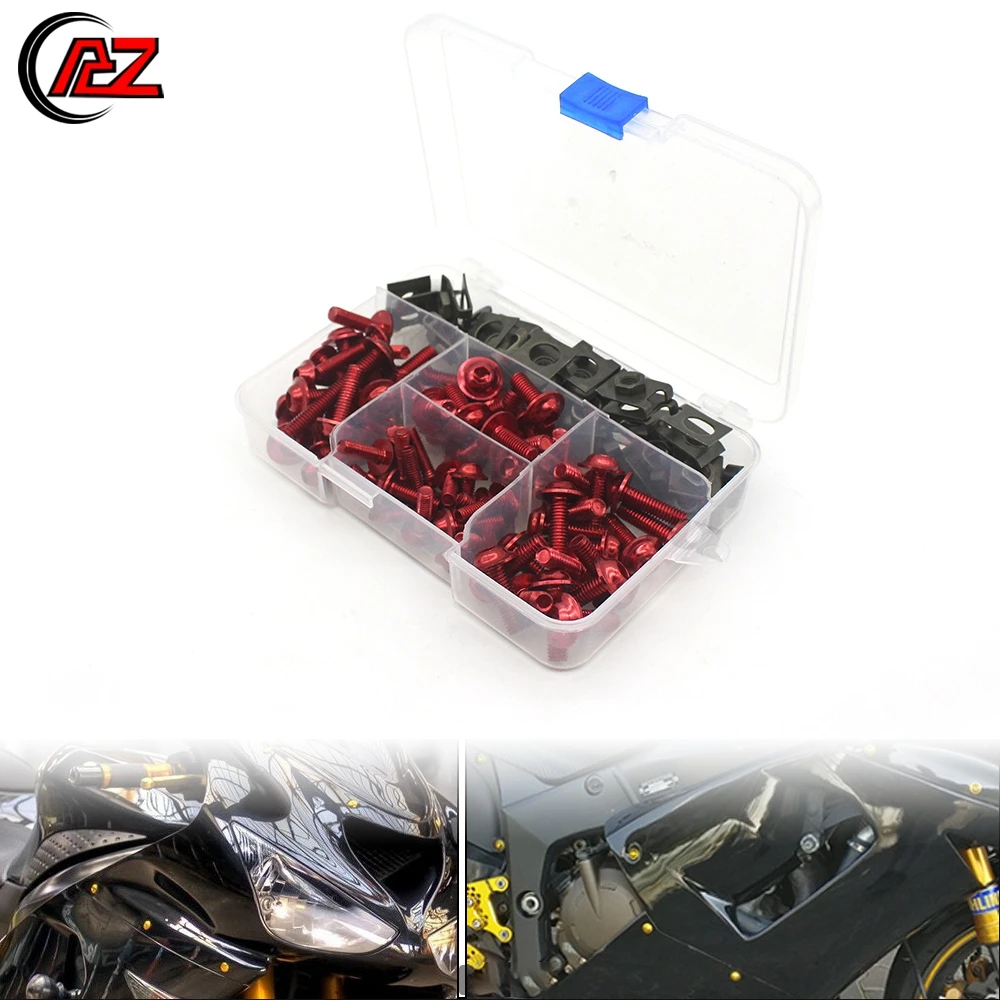 Болты Обтекатели для мотоциклов Kawasaki Ninja 250R 300 500 650 ZX10R ZX11 ZX14R ZX6R 7R 9R Z750 Z1000