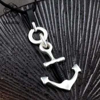 

Anchor Necklace Handmade Pendants For Friends Simple Long Chain Necklace Suspension Jewelry For Women Accessories Wholesale 2020