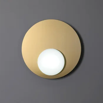 

nordice wandlamp lamp glass ball dining room corridor bedside espelho luminaria de parede