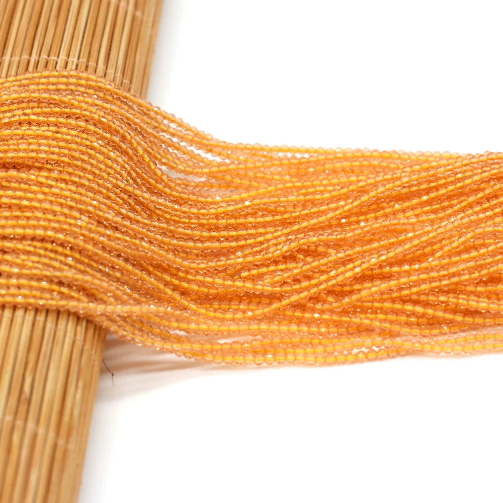 Vibrant Orange-Red Spinel Beads
