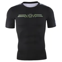 Мужские компрессионные футболки с коротким рукавом и круглым вырезом, быстросохнущие футболки, тактические военные футболки для спорта на открытом воздухе, походные мужские облегающие футболки для кемпинга