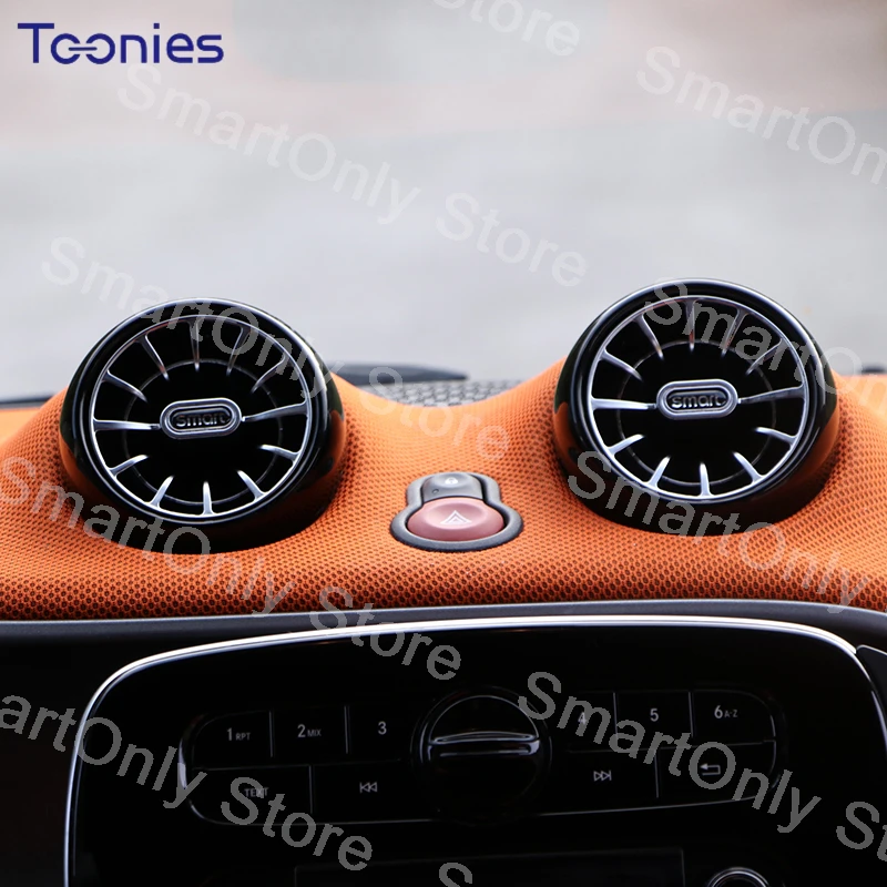 Turbine air conditioner outlet modification For Mercedes Smart 453 Forfour Fortwo Car Interior modification Accessories
