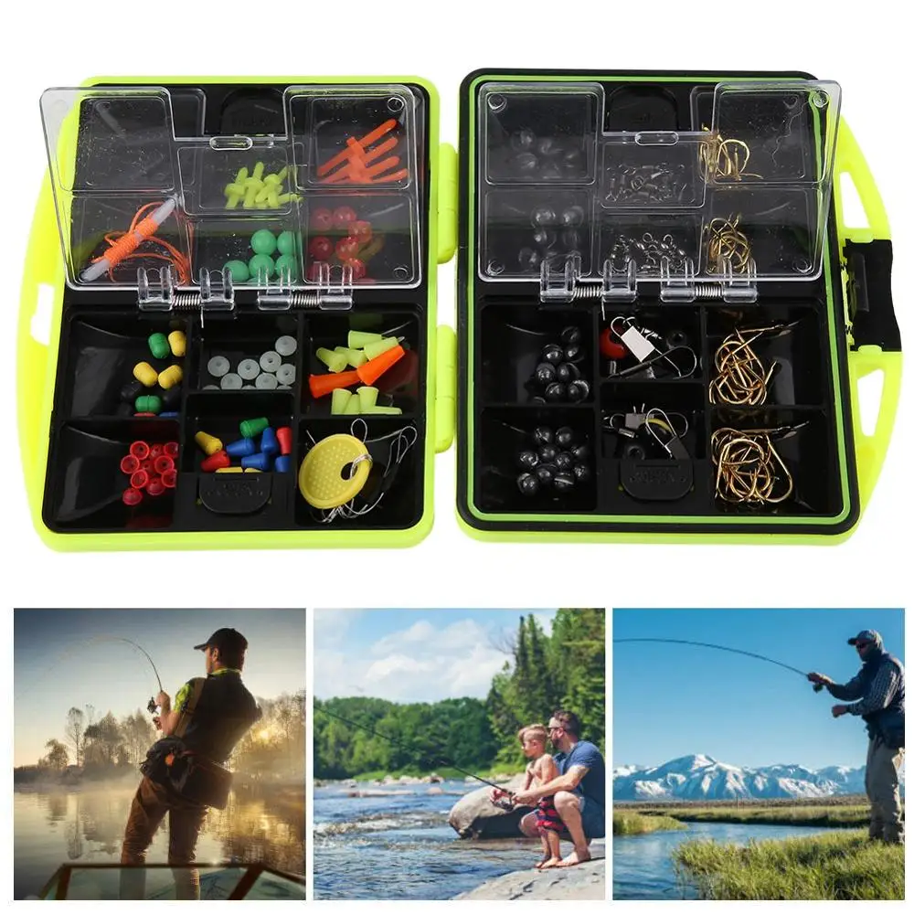 

Fishing Accessories Box Fishing Gadget Set Lure Bait Hooks Fishing Sinker Weights Plastic Steel Silicone Portability Fishing Box