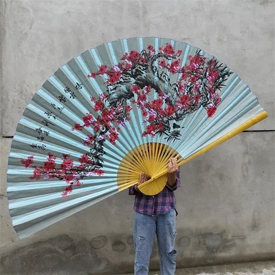 122X220cm 63x110 см 90x170 см подвесной вентилятор большой подвесной вентилятор декоративный вентилятор складной вентилятор ремесленный вентилятор COS Реквизит вентилятор свадебное украшение вентилятор - Цвет: 122X220cm