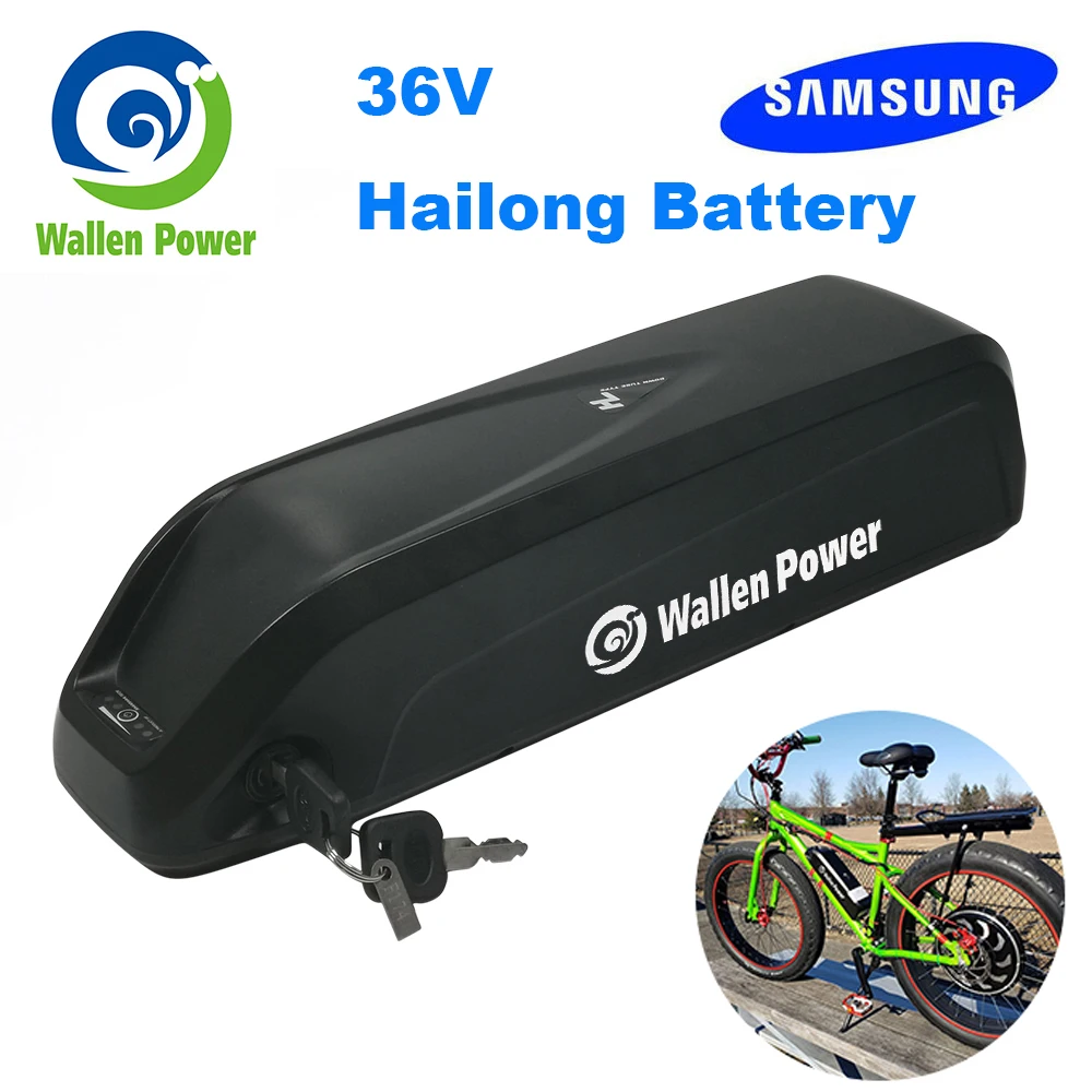 Аккумулятор Hailong G56 для электровелосипеда 36 В 500 Ач 10 13 Samsung/LG Cell Bafang 350 Вт 250 BBS02 |