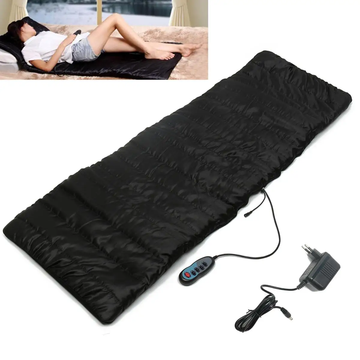 Электрический Mulifunctional назад с подогревом массаж автокресло Офис автокресло кресло массажер Поясничный сзади на шее коврик для отдыха